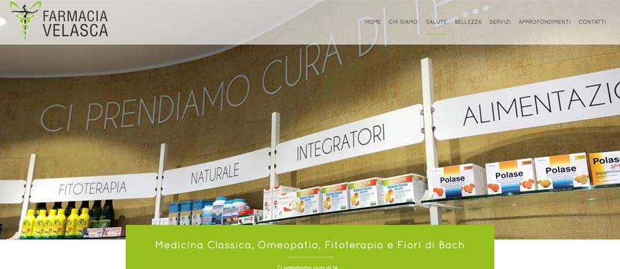 Progettazione sito web Farmacia Velasca