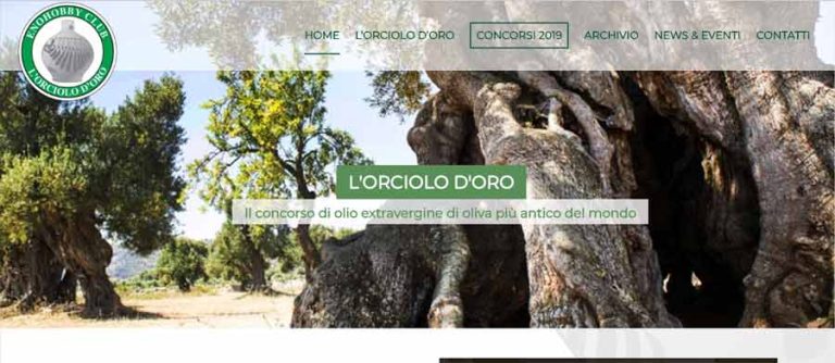 Progettazione sito web Orciolo d'oro