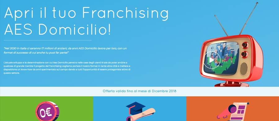 Progettazione sito web franchising-AES-Domicilio
