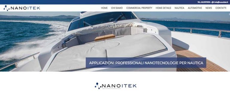 Realizzazione sito Web Nanotecnologie Milano