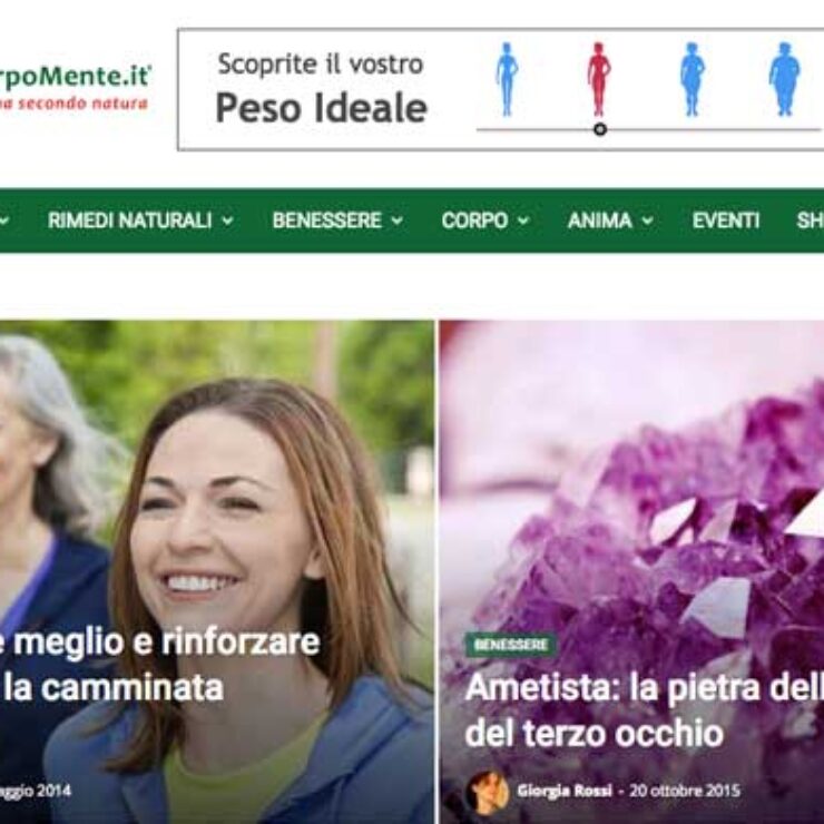 Realizzazione sito web BenessereCorpoMente