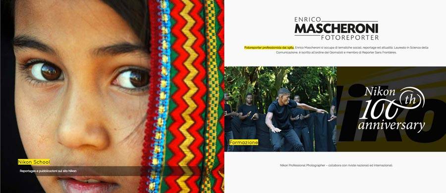 Realizzazione sito web Fotoreporter