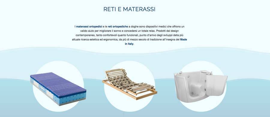 Sito web reti e materassi barlassina