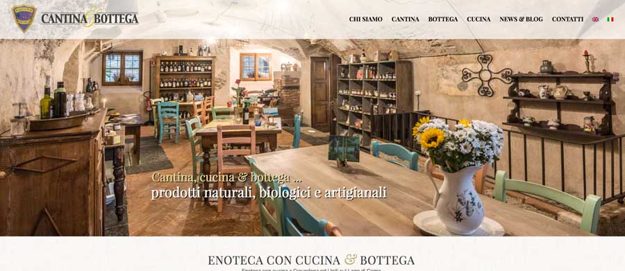 cantina bottega sito web gravedona