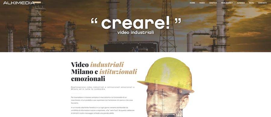 Sito web produzione video milano