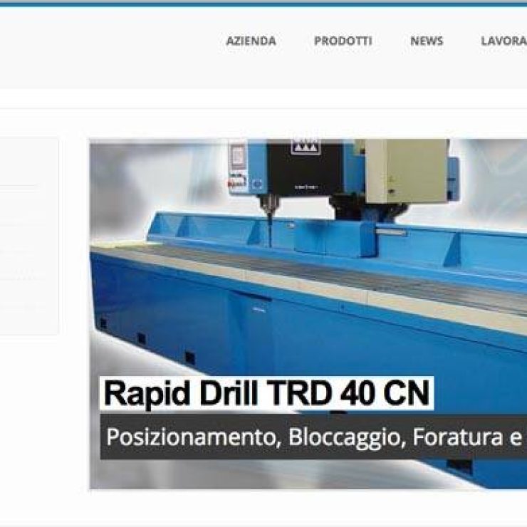 sito web azienda robot