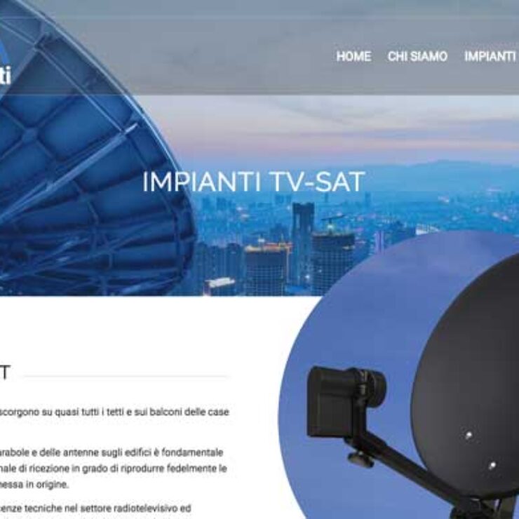sito internet impianti elettrici mariano comense