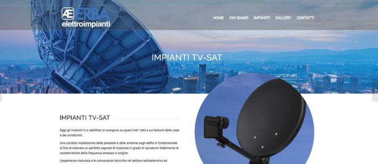 sito internet impianti elettrici mariano comense