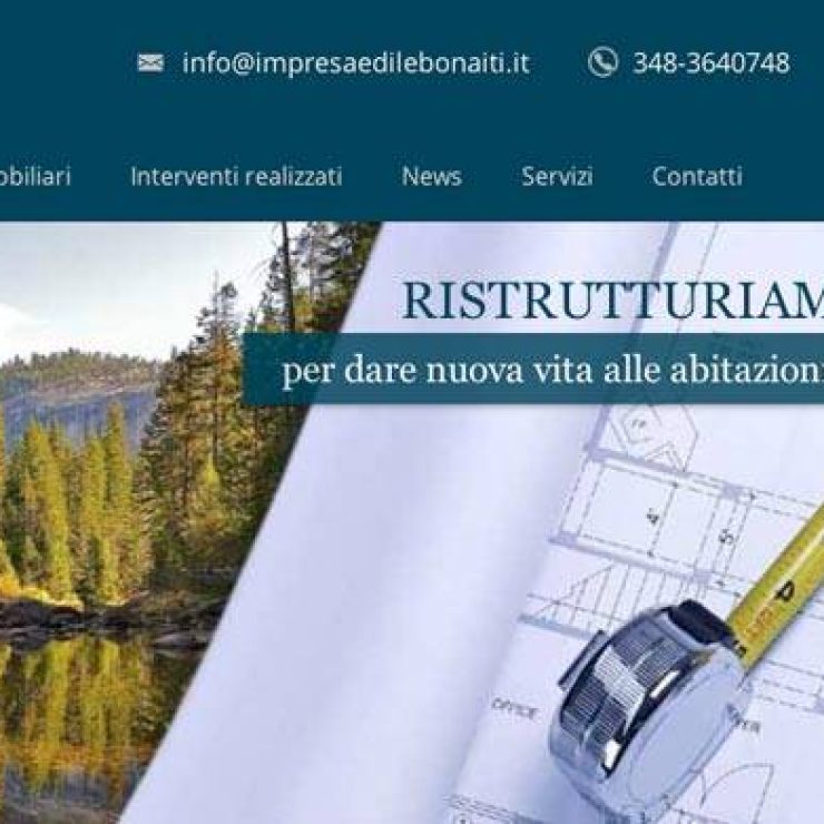 sito internet impresa edile agenzia immobiliare