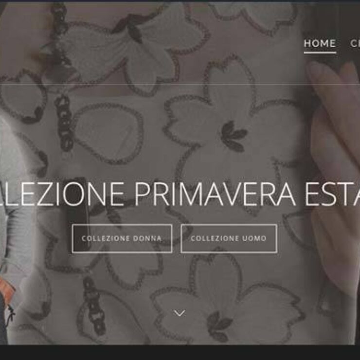 sito web negozio abbigliamento bellusco