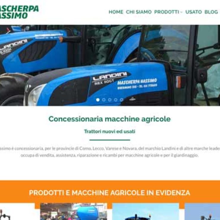 sito web concessionaria macchine agricole como