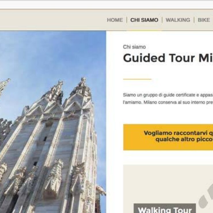sito web guide turistiche milano
