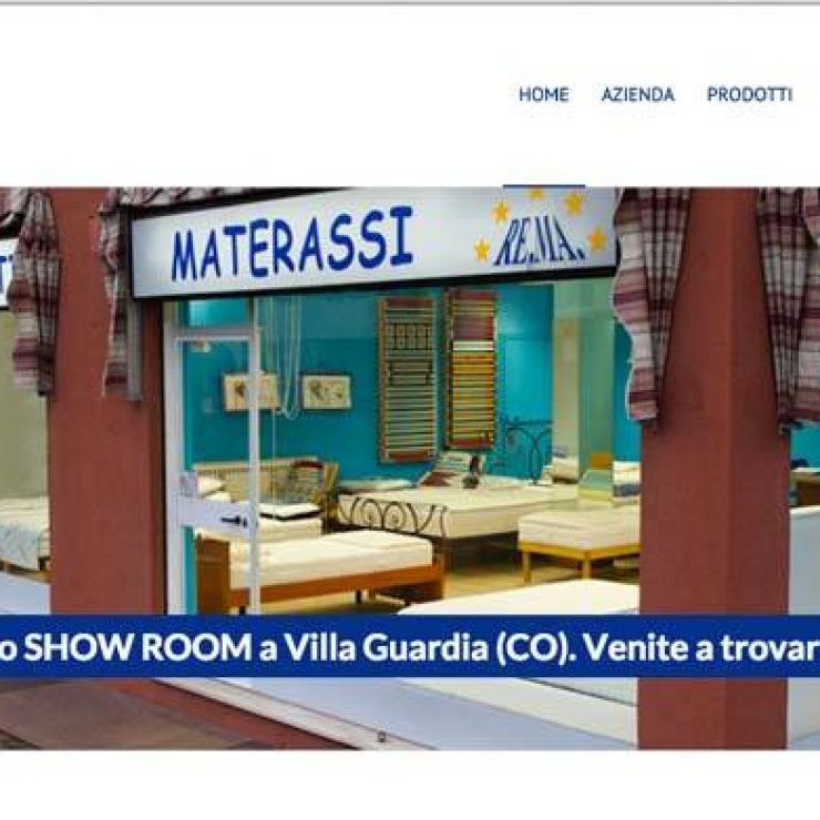 sito web materassi como
