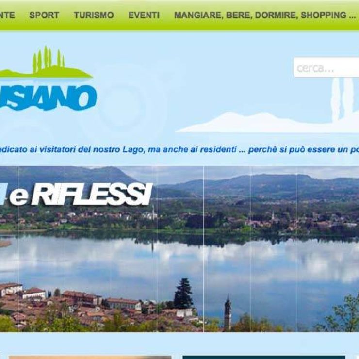 Sito internet Turismo Lago di Pusiano