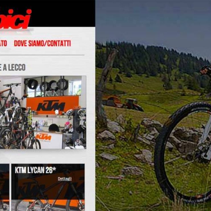 sito internet negozio biciclette