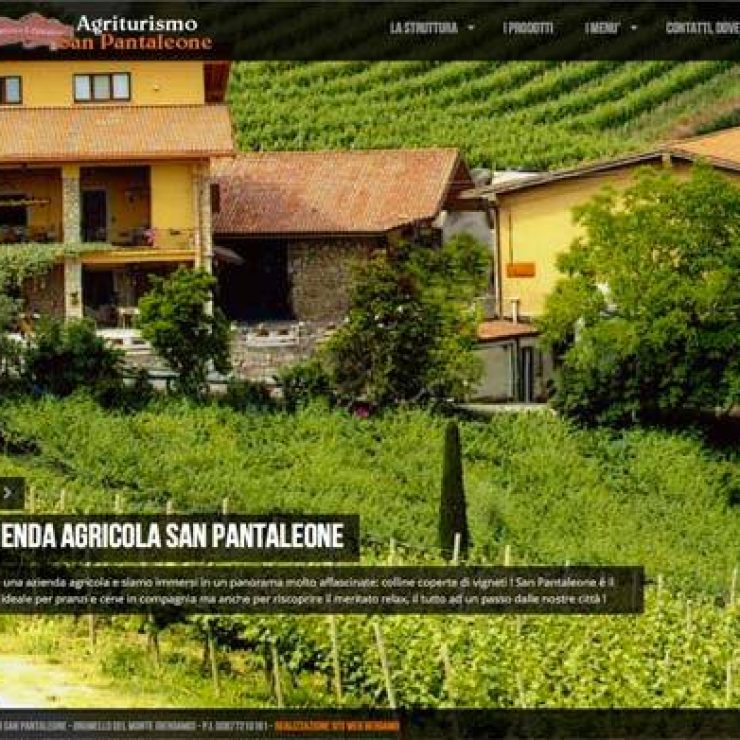 Creazione sito web Bergamo, Agriturismo San Pantaleone