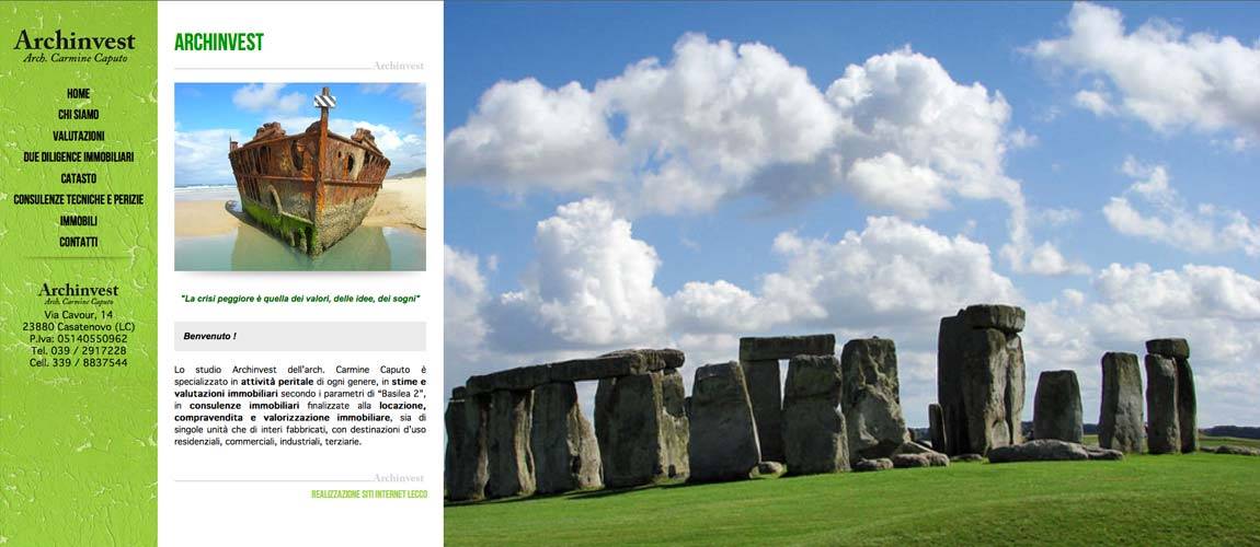 sito web architetto