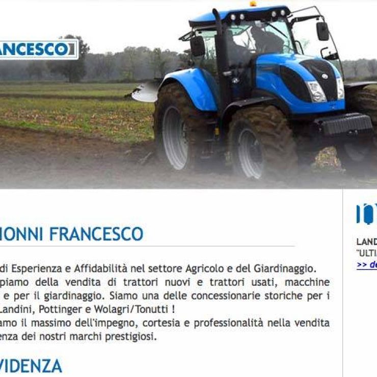 Oggionni Francesco, realizzazione sito web