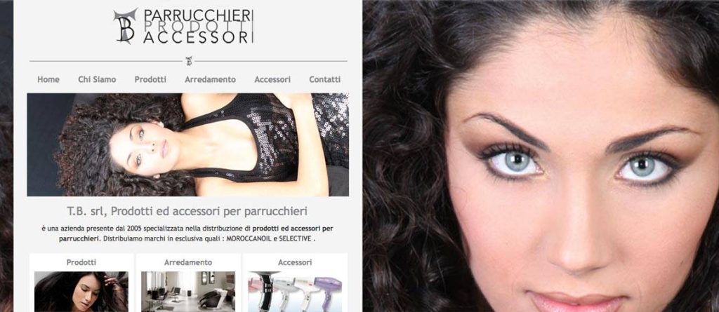TB Parrucchieri, Sito web