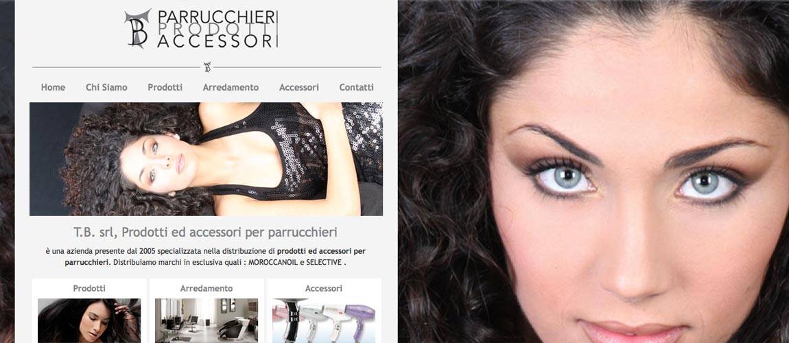 TB Parrucchieri, Sito web
