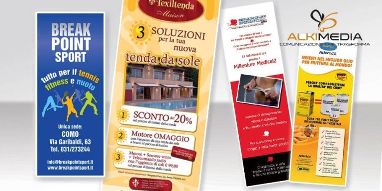 Stampa roll up, espositori e cartelli da terra